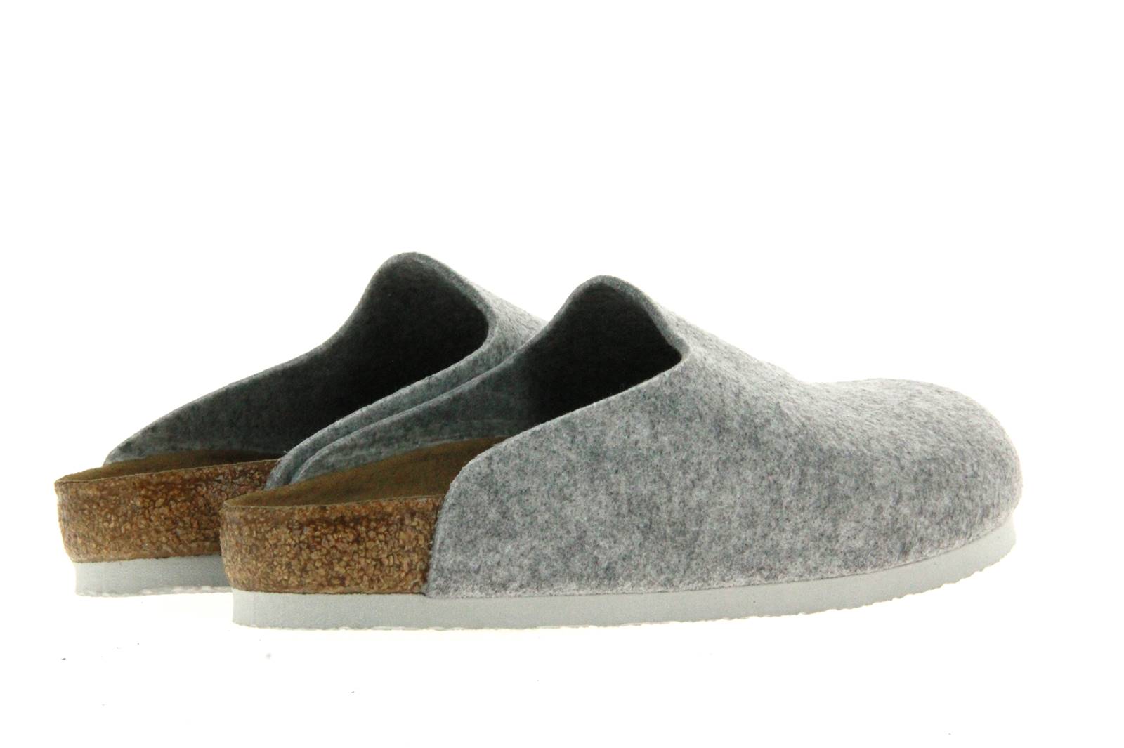 Birkenstock Clogs AMSTERDAM NORMAL BIKO-FILZ HELLGRAU (38)