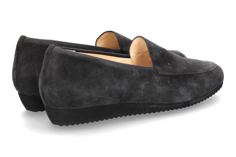 Hassia Slipper SANREMO SAMTZIEGE GRAU (41½)