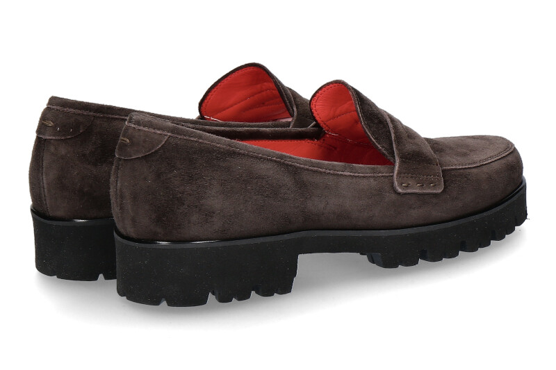 Pas de rouge Slipper MARTA CAMOSCIO CHOCOLAT (36)