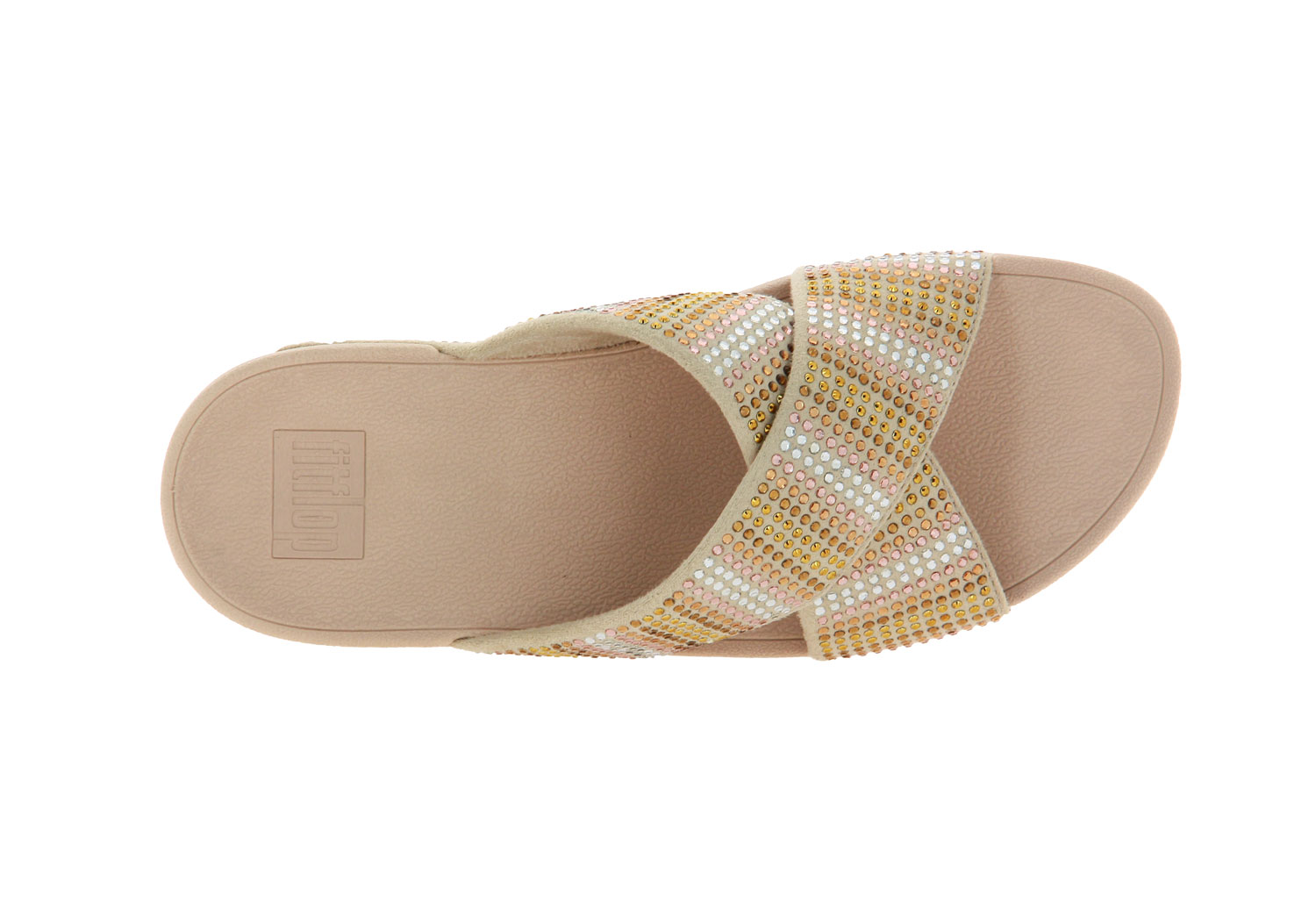 Fitflop Pantolette STROBE SLIDE GOLD MIX (40)