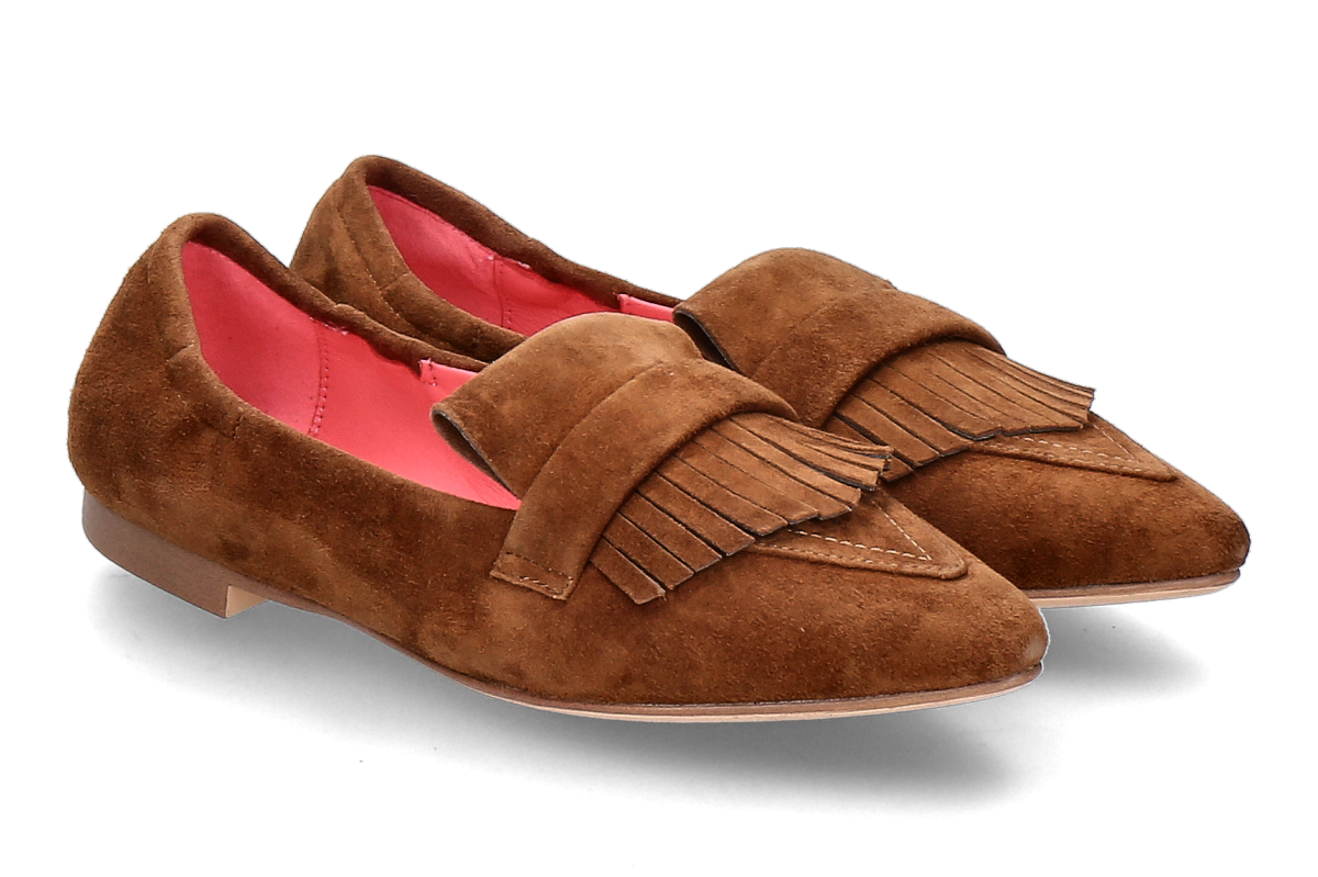Blackrose Slipper VENICE KID SUEDE- cuoio/ braun