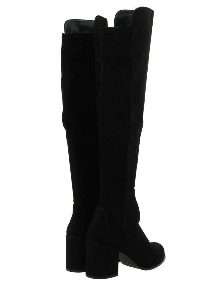 Stuart Weitzman Stiefel ALLJACK BLACK SUEDE (41)