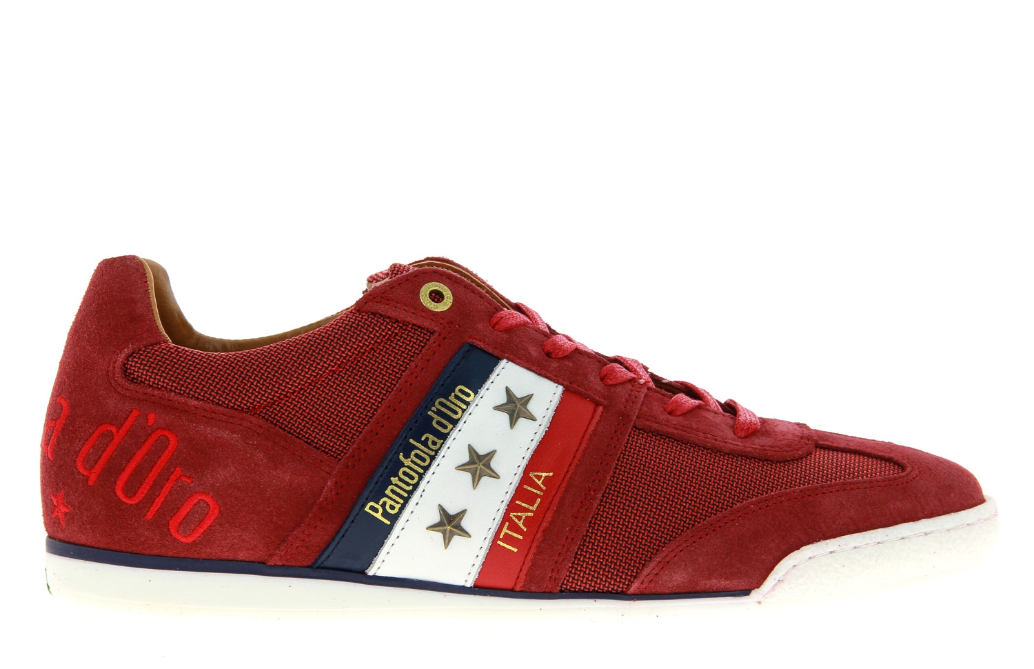 Pantofola d´Oro Sneaker IMOLA 2T CANVAS UOMO LOW RACING RED (41)