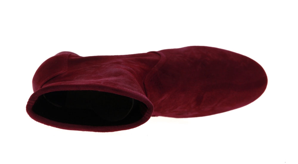 Stuart Weitzmann Stiefelette MARGOT CABERNET SUEDE (40)