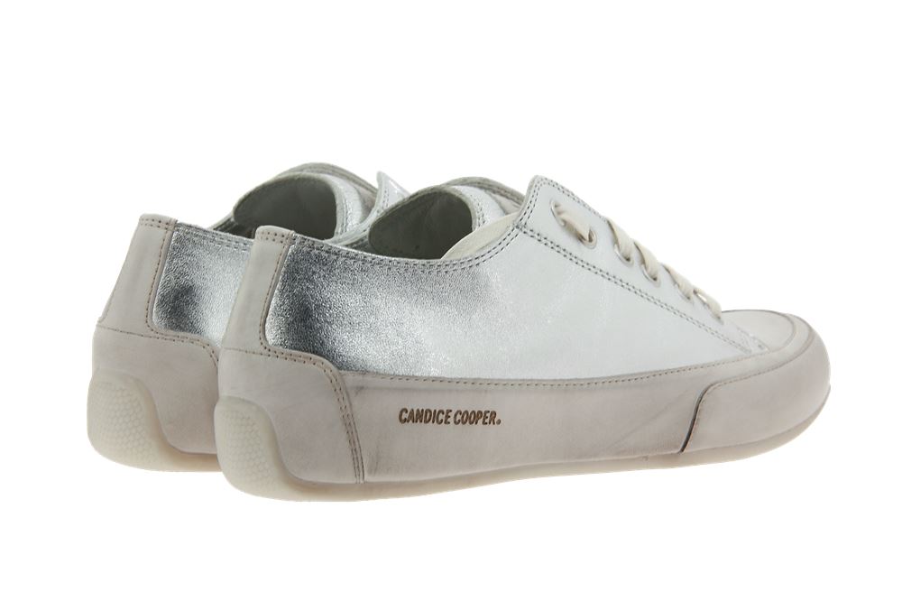 Candice Cooper Sneaker ROCK LAMINATO ARGENTO PANNA (40)