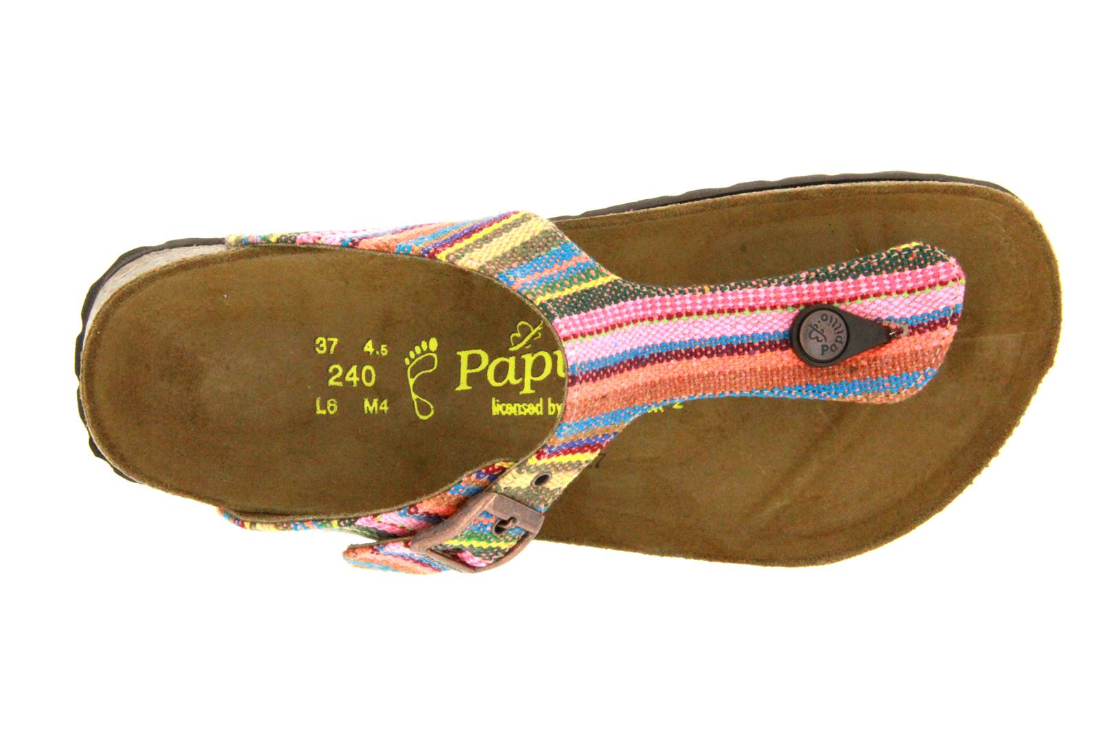 Papillio by Birkenstock Pantolette GIZEH NORMAL BOHEMIAN STRIPES PINK (35)