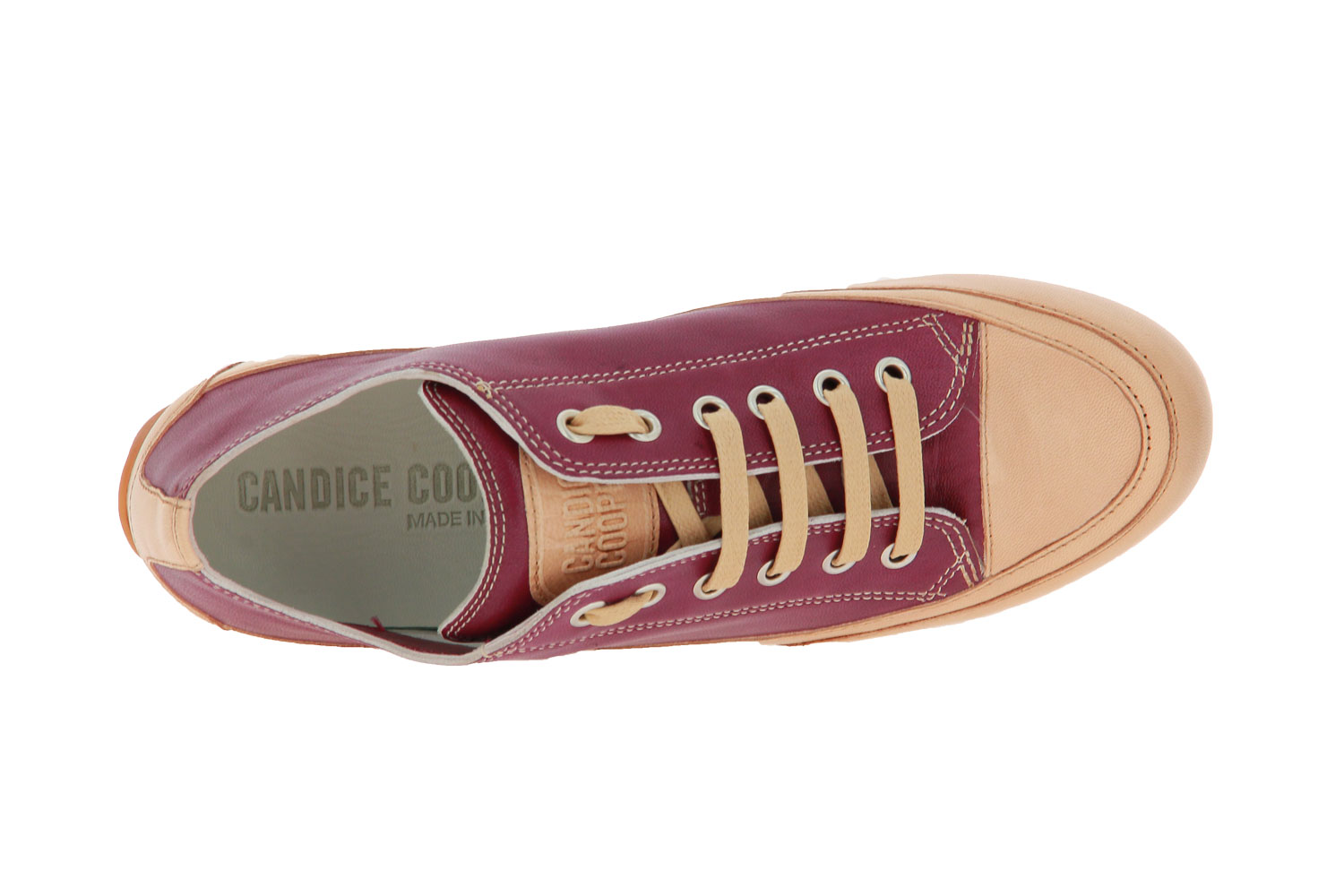 Candice Cooper Sneaker ROCK TAMPONATO BORDEAUX BEIGE (40)