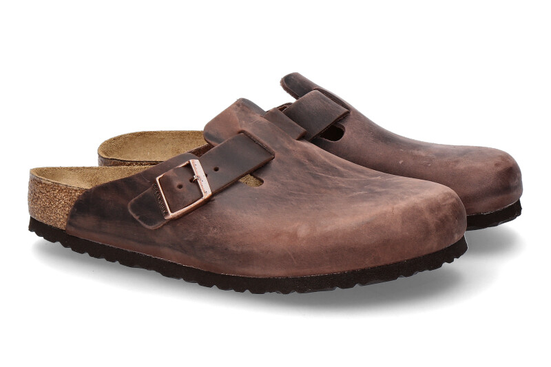 Birkenstock Clogs Boston Normal Habana- Braun