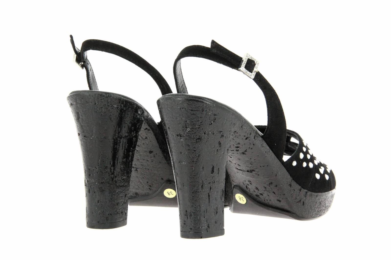 Fernando Pensato Sandale MIRANDA CAMOSCIO NERO STRASS SKY (37 ) Fernando Pensato Sandale MIRANDA CAMOSCIO NERO STRASS SKY (37 )