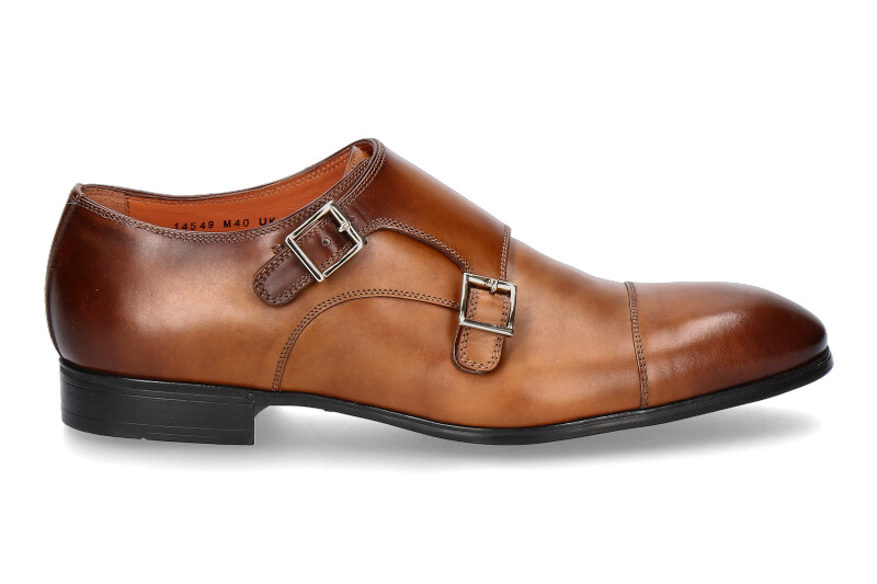 Santoni Monk LEAHTER ANTIK BROWN (42)