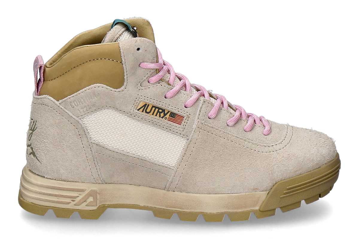 Autry Damen- Trekking Schnürschuh MALGA CORTINA ND19- beige/ rosa