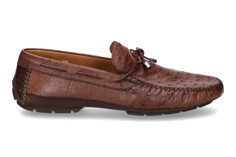 Moreschi Mokassin STRUZZO MARRONE (43½)