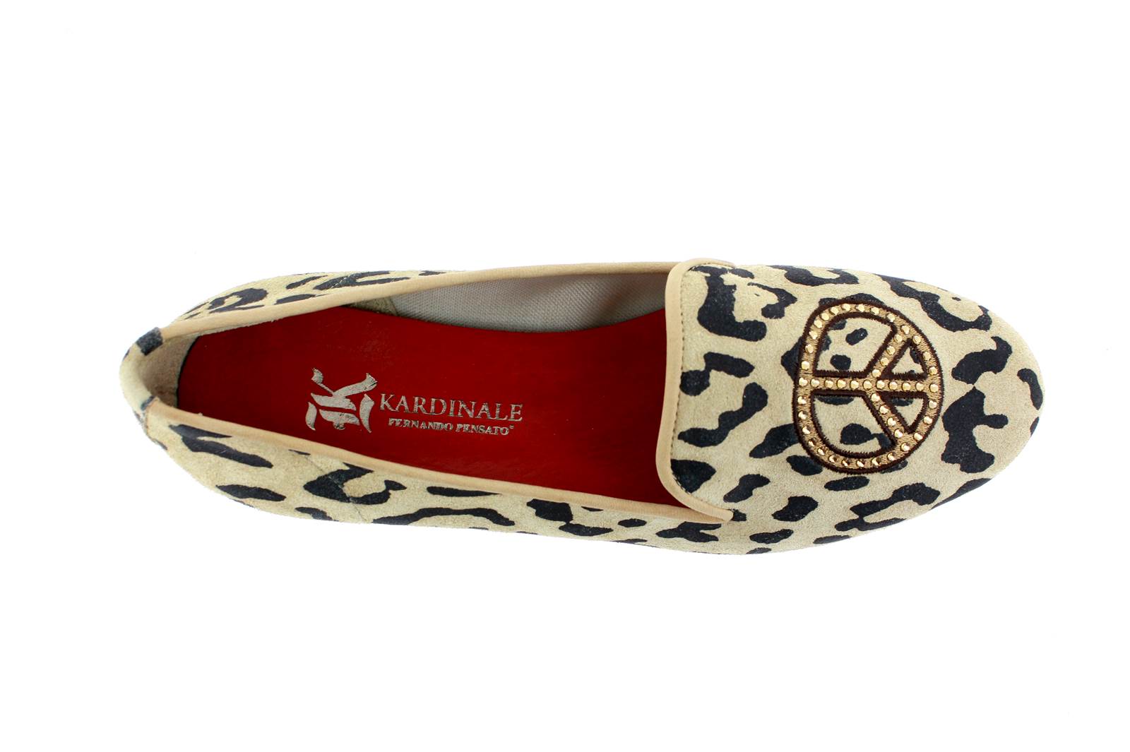 Fernando Pensato Slipper KARDINALE PEACE LEOPARD (37½)