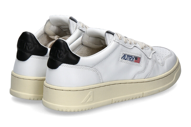Autry Sneaker LOW MAN LEATHER WHITE/BLACK (42)