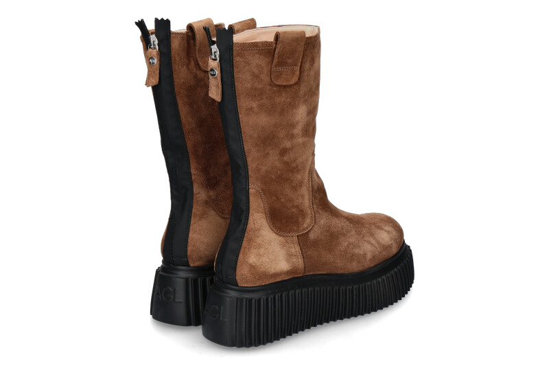 Attilio Giusti Leombruni Boots CAMOSCIO COGNAC NERO (37 ) Attilio Giusti Leombruni Boots CAMOSCIO COGNAC NERO (37 )