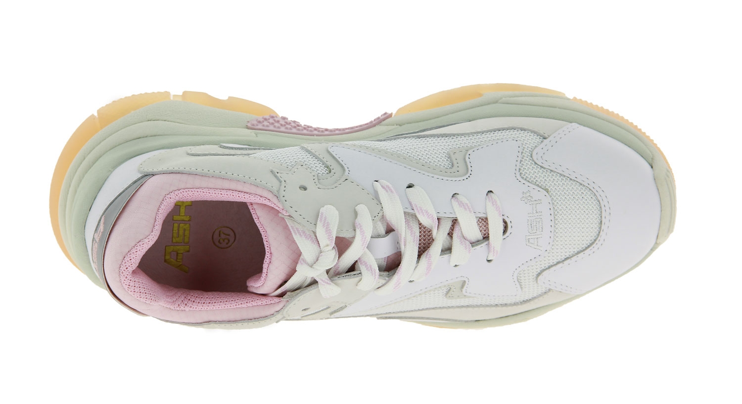 ASH Sneaker ADDICT NAPPA NUBUCK MESH DRAGON CHECKER (38)