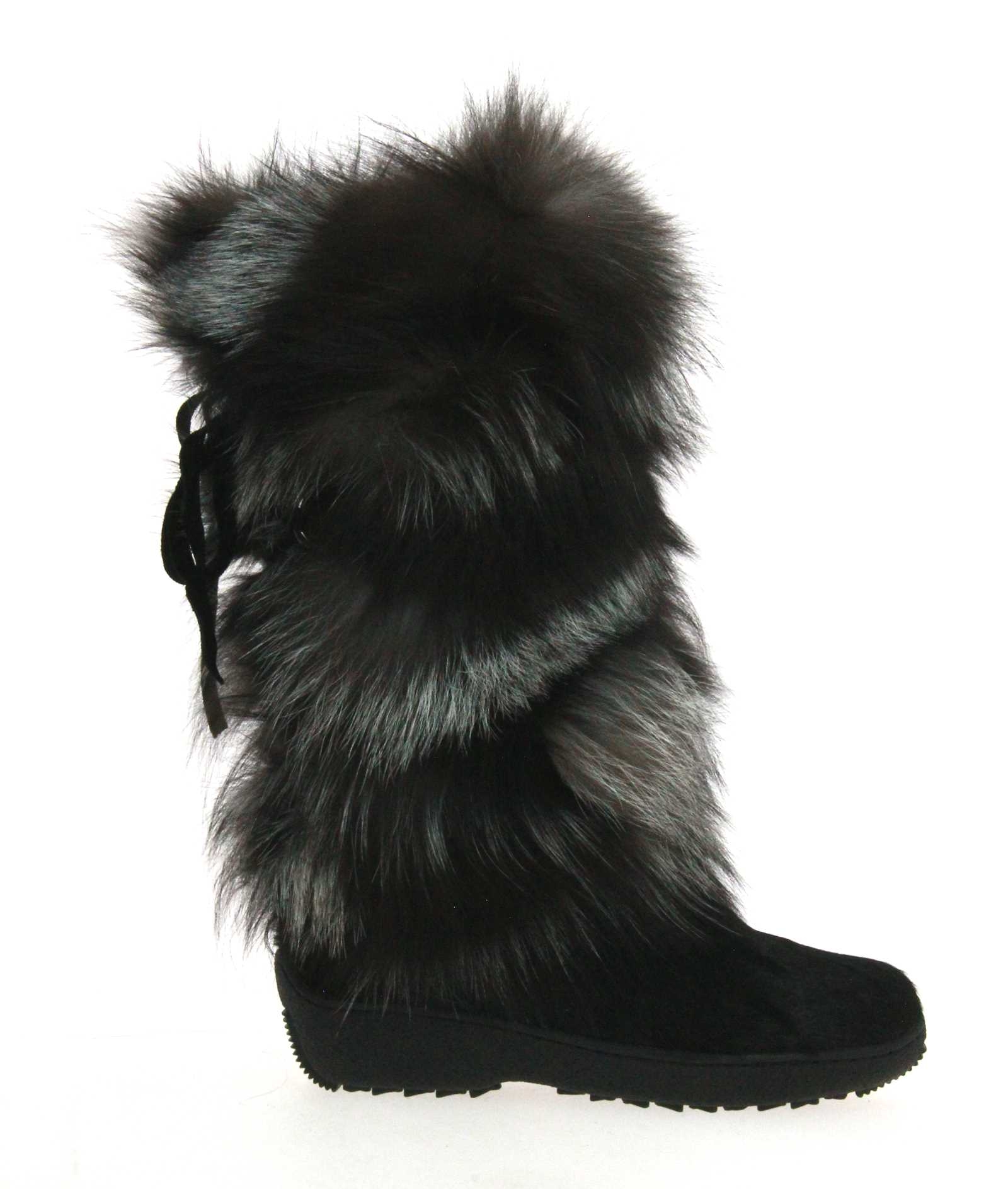 Oscar Sport Fellstiefel KIM NERO-SILVER (40)