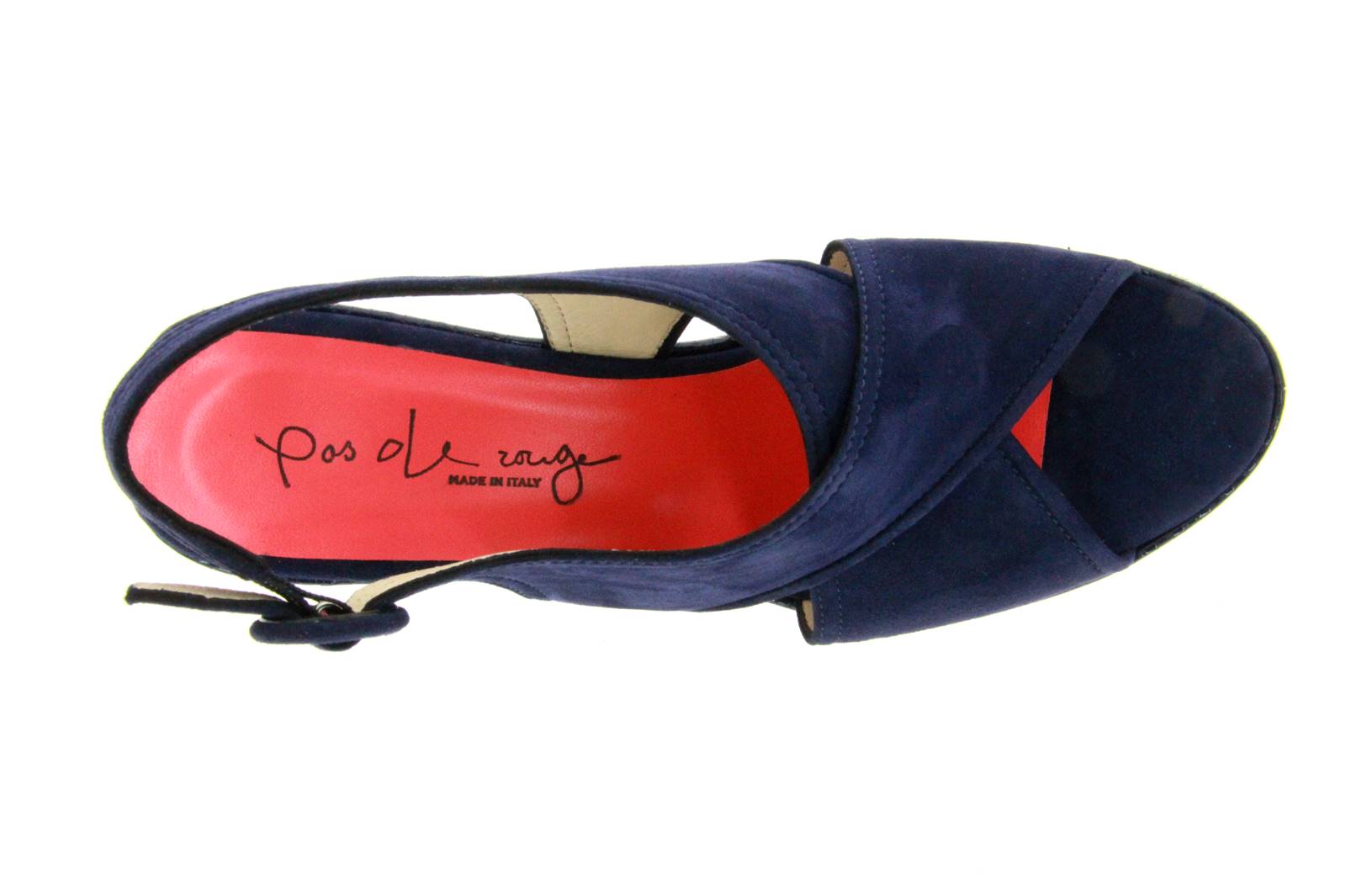 Pas de rouge Keilsandale CLOE CAMOSCIO NAVY LACK NAVY (41½)