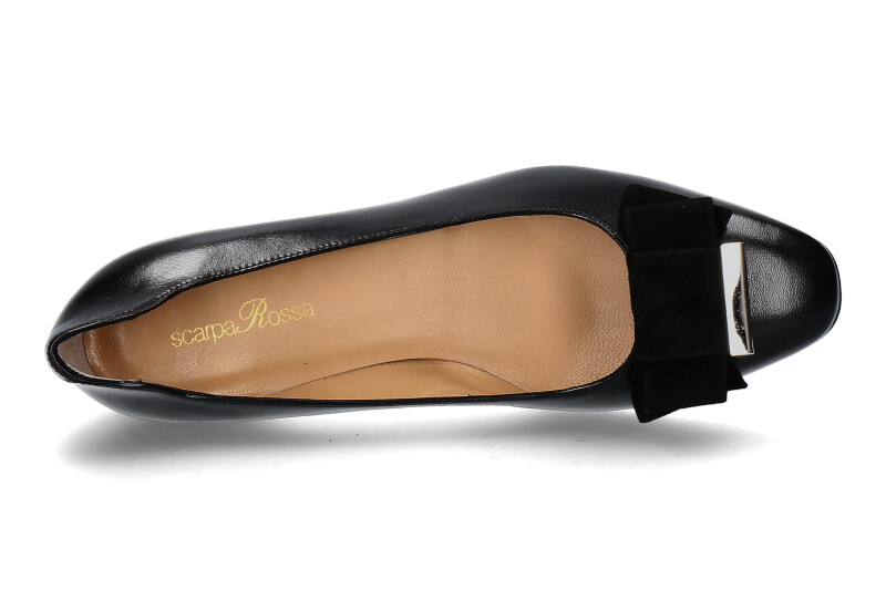 ScarpaRossa Pumps NAPPA NERA CAMOSCIO NERO (39)