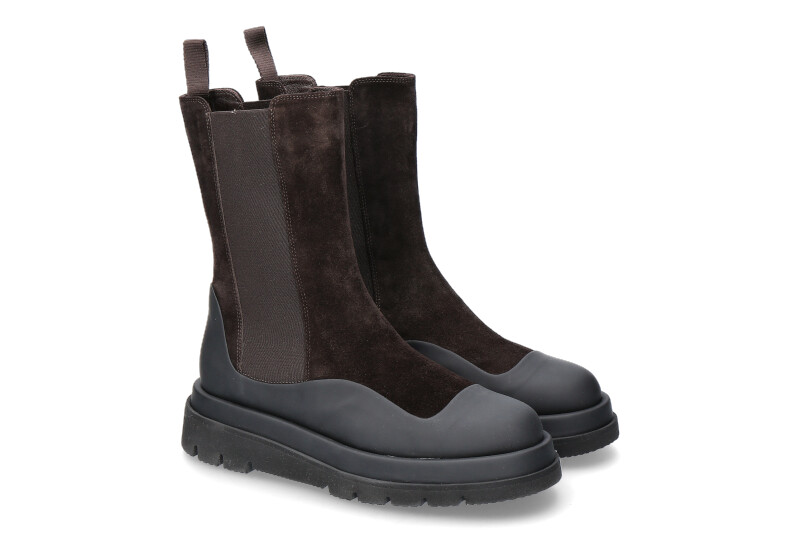 Truman's Stiefelette STRETCH NAPPA BROWN NERO
