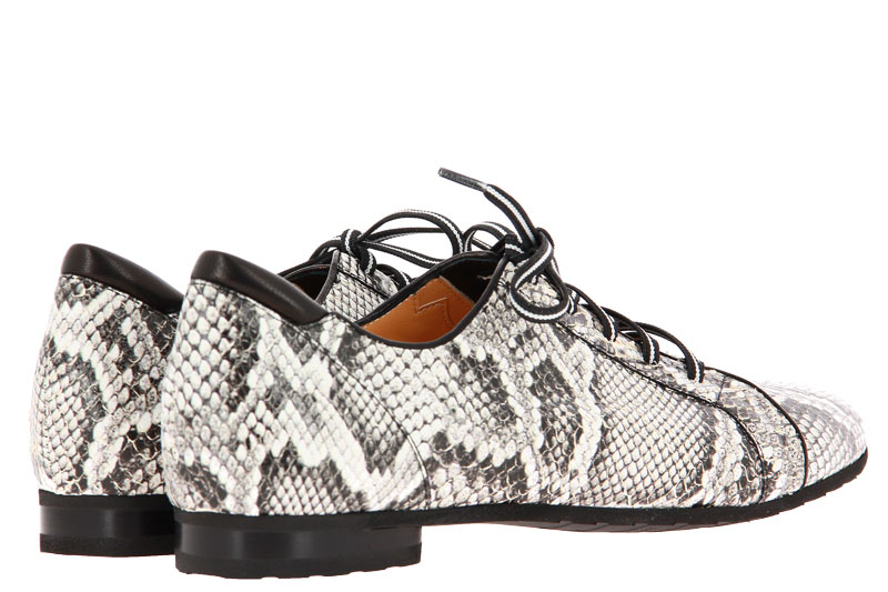 Truman´s Schnürer PITONE GRIGIO NAPPA NERO (38) Truman´s Schnürer PITONE GRIGIO NAPPA NERO (38)