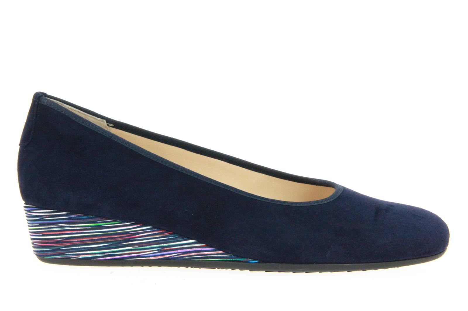 Hassia Slipper NIZZA H SAMTZIEGE DARKBLUE (37 )