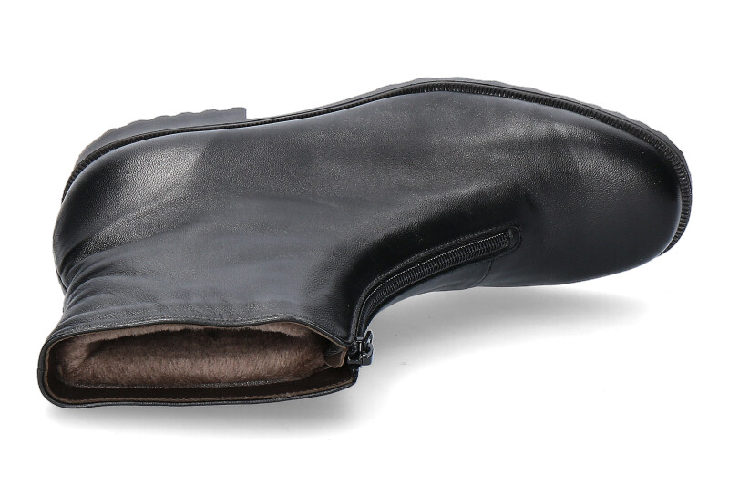 Brunate Stiefelette gefüttert  DANY NAPPA NERO ZIP (39½)