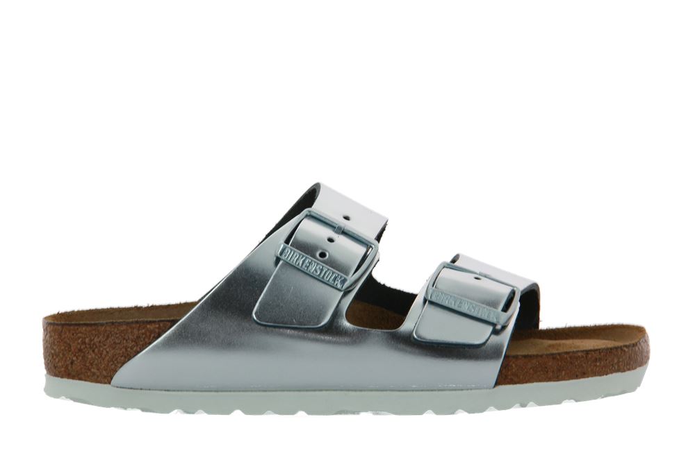 Birkenstock Pantolette ARIZONA SILVER SCHMAL (36) Birkenstock Pantolette ARIZONA SILVER SCHMAL (36)