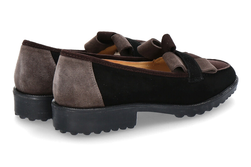 Brunate Slipper DANY CAMOSCIO NERO MORO (38½)