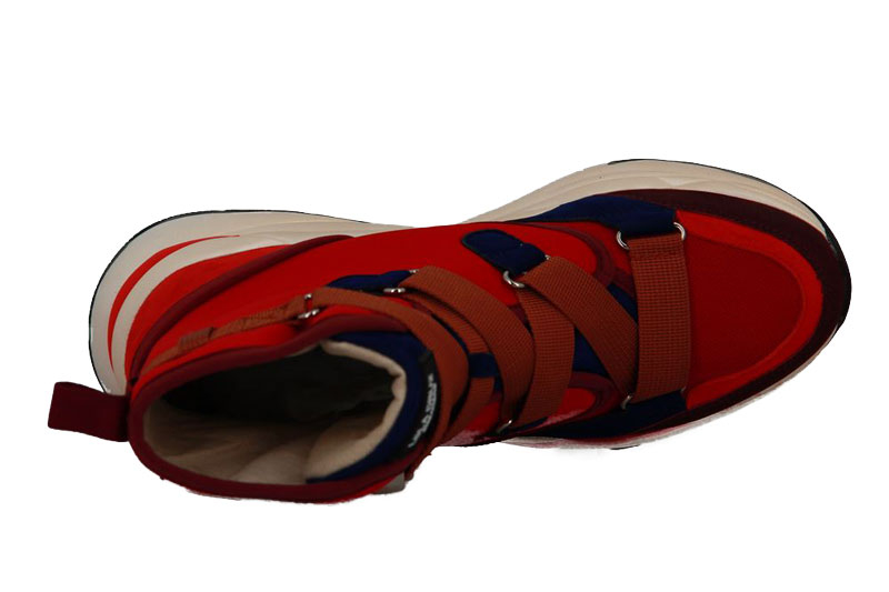 Lola Cruz High Top Sneaker ROJO RED (37 )