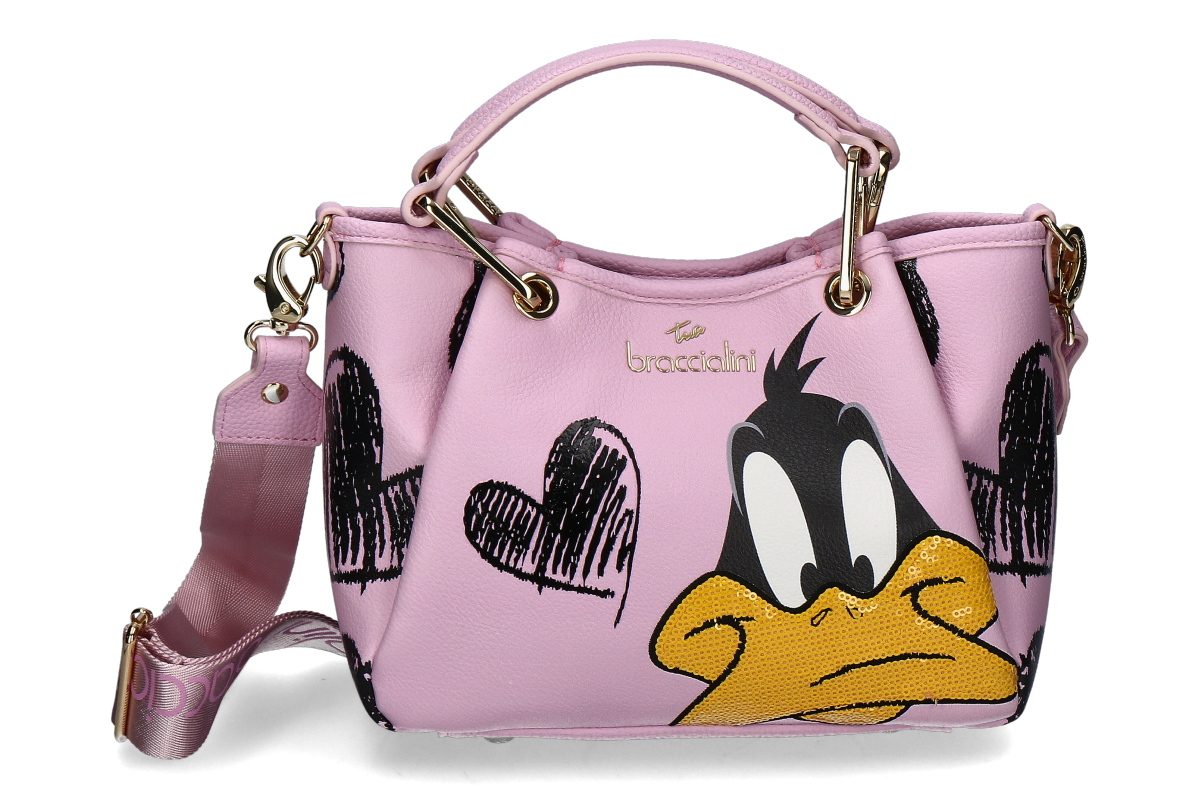 Braccialini Handtasche DUFFY DUCK- rosa/ pink