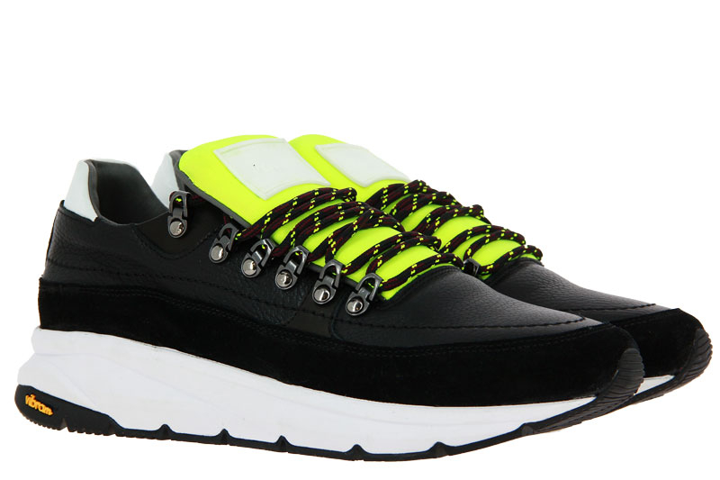 Pollini Sneaker SCARPAU MIX NERO GIALLO BIANCO (41)