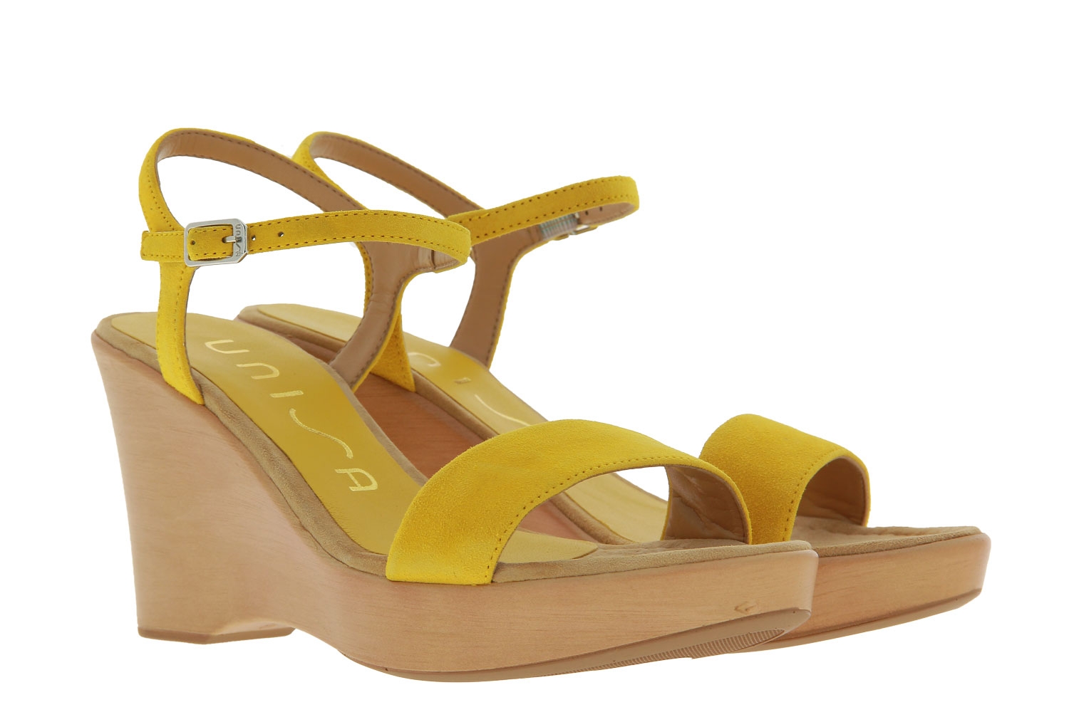 Unisa Keilsandale RITA YELLOW SUEDE (35)