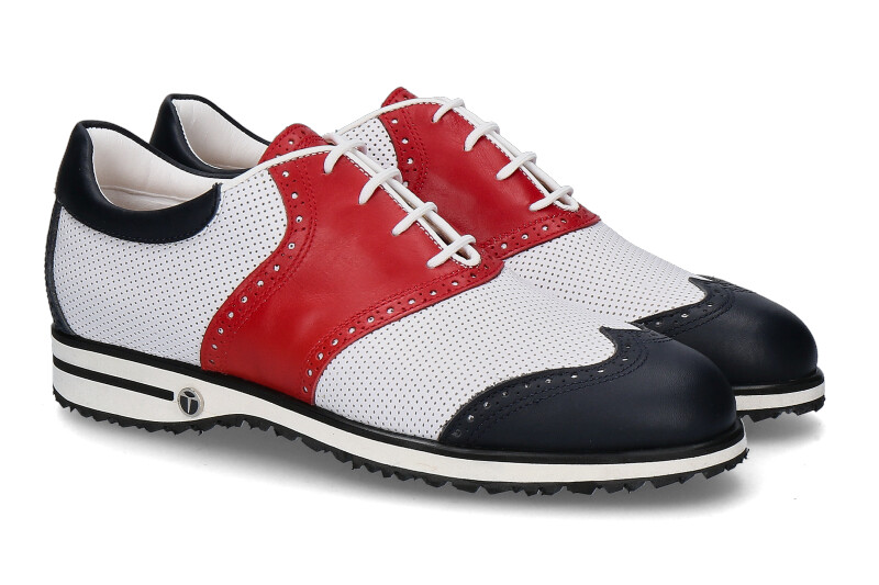 Tee Golf Shoes Damen- Golfschuh SUSY  BLUE ROSSO BIANCO