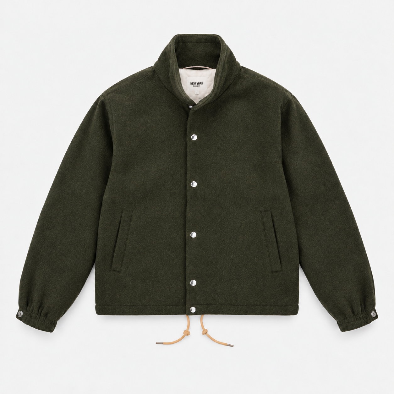 New York Resident Herren- Wolljacke BOSTON- olivgrün 