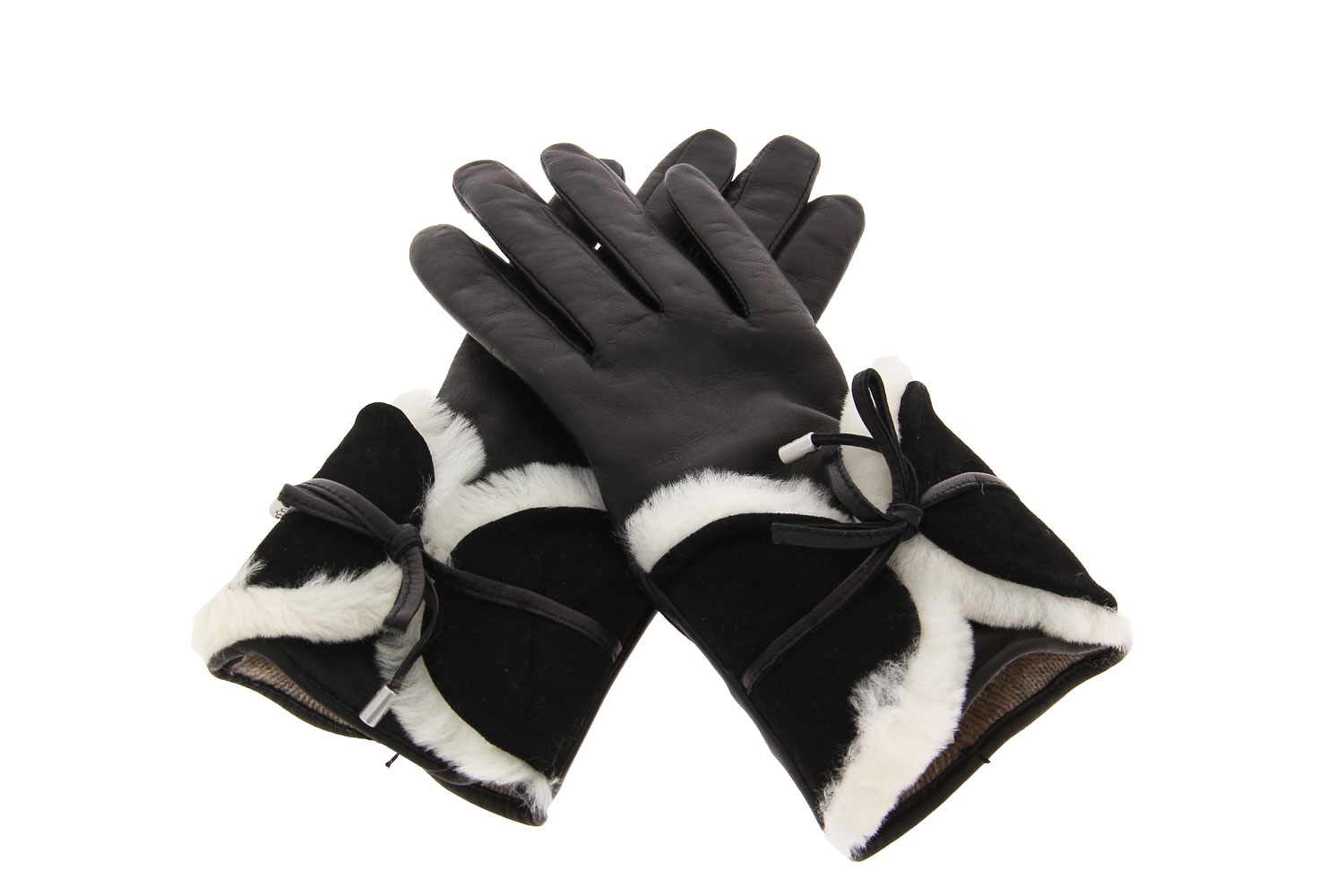 UGG Australia Handschuhe COMBO SHEEPSKIN TRIM GLOVE BLACK (L)