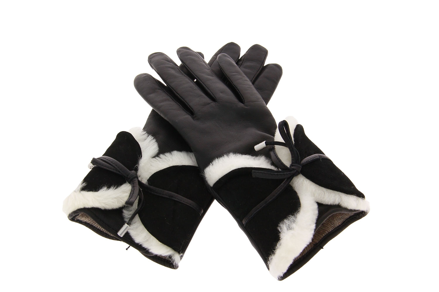 UGG Australia Handschuhe COMBO SHEEPSKIN TRIM GLOVE BLACK (M)