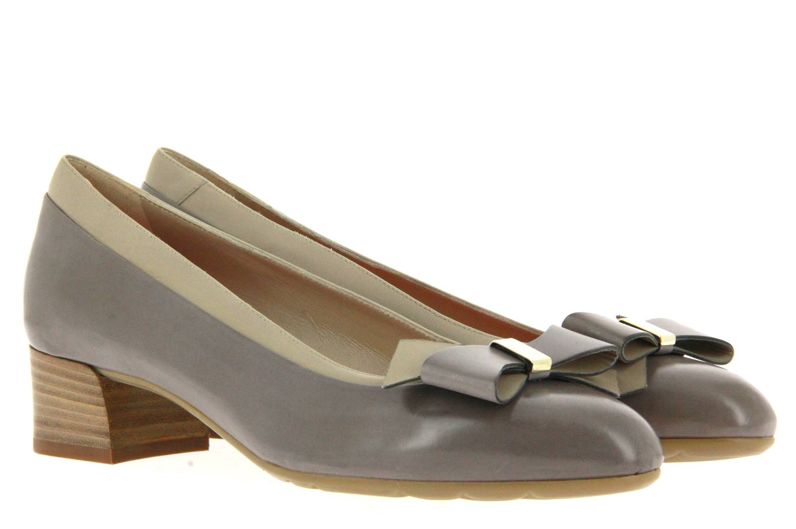 Pas de rouge Pumps CARMEN PARMA GRIGIO BEIGE (42)