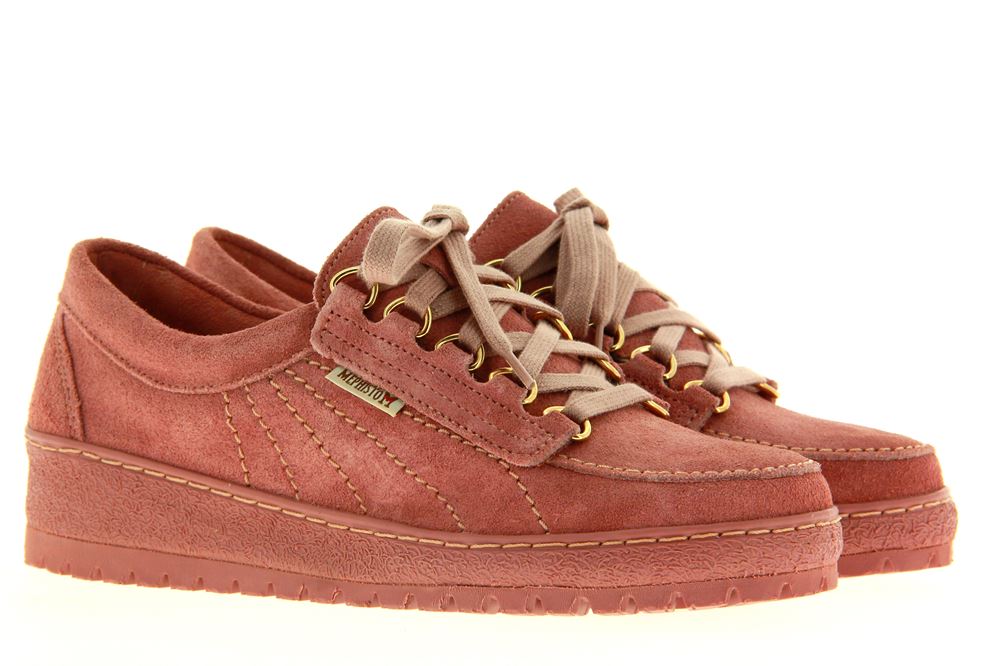Mephisto Schnürer LADY VELOUR OLD PINK  (40)