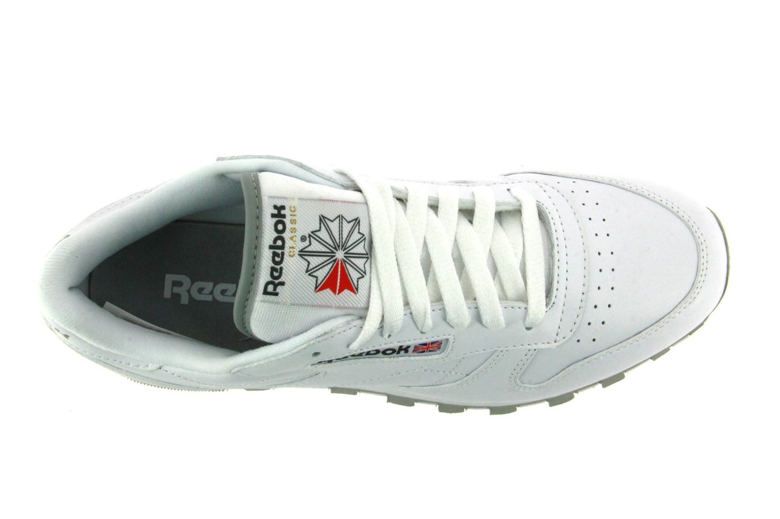Reebok Sneaker CLASSIC LEATHER WHITE LT. GREY (46)