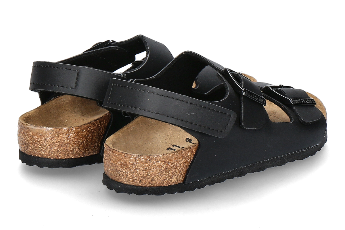 Birkenstock Kinder- Sandale MILANO BIRKO-FLOR SCHMAL- black_484000000_2