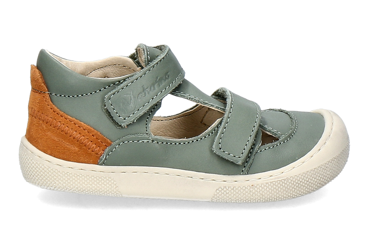 Naturino Jungen- Lauflernsandale BAREFOOT IRTYS- sage-green/ grün