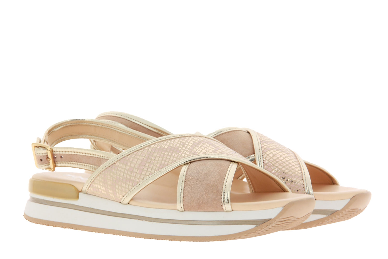 Hogan Sandale FASCE INCROCIATE TALCO (42)