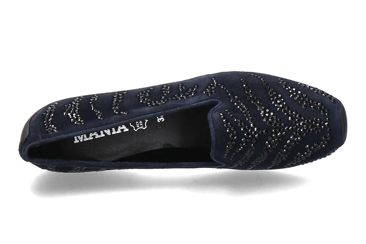 Mania Slipper CAMOSCIO 1414- dunkelblau_221900447_4