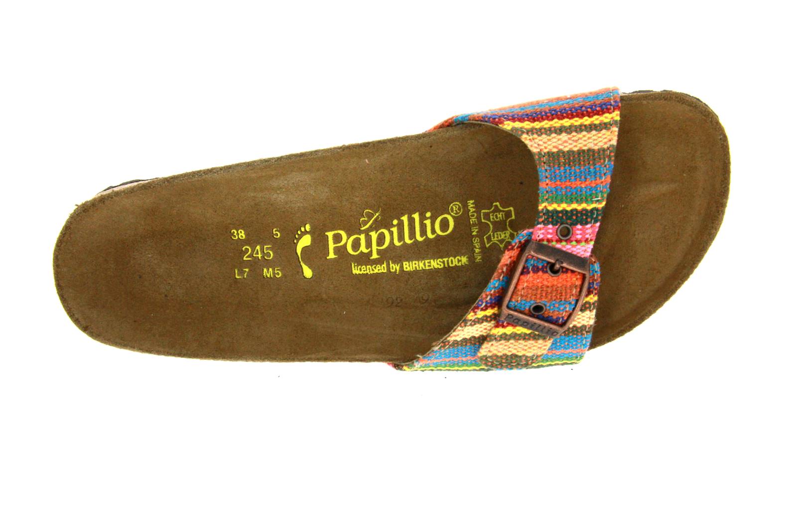Papillio by Birkenstock Pantolette MADRID SCHMAL BOHEMIAN STRIPES PINK (41)