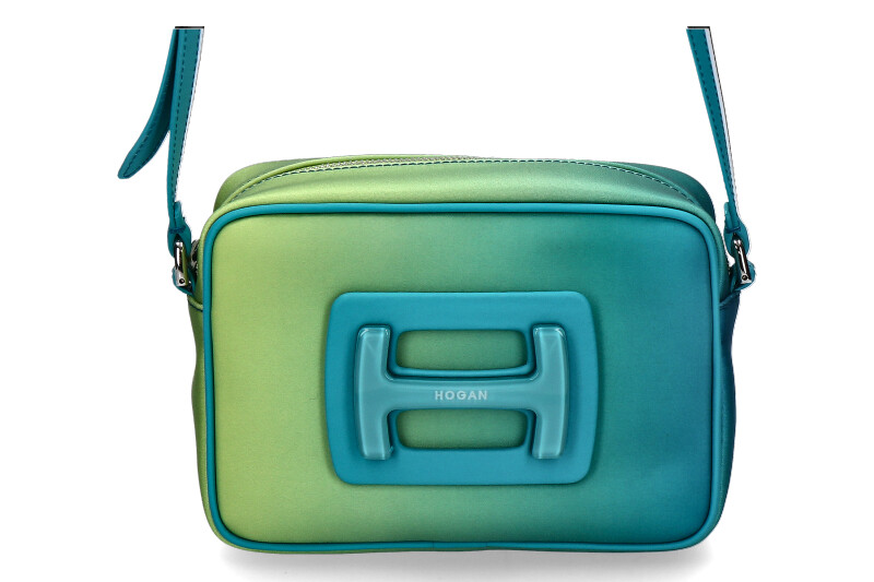 Hogan Tasche CAMERA BAG STAMPA GREEN TURCHESE