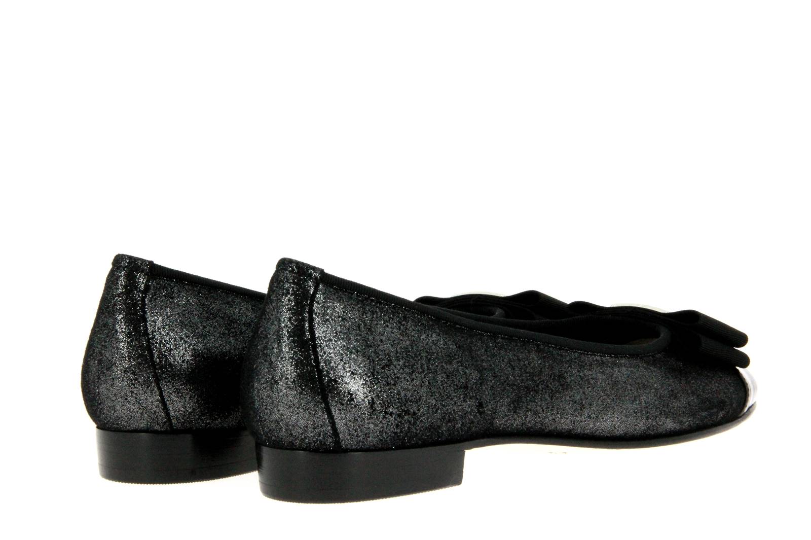 Gabriele Ballerina VERNICE NERO PUNTINA LAMINATA NERO (40)
