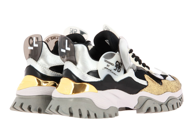 CLJD Sneaker WHITE BLACK GOLD (41)