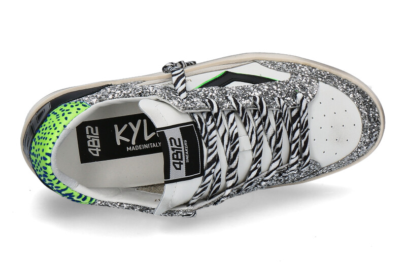 4B12-sneaker-kyle-D864-silver-verde_236900346_4 4B12-sneaker-kyle-D864-silver-verde_236900346_4