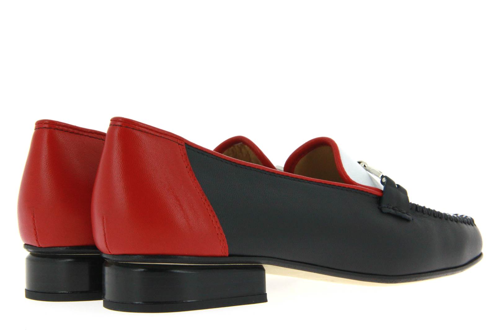 Brunate Trotteur NAPPA BLU BIANCO ROSSO (38½) Brunate Trotteur NAPPA BLU BIANCO ROSSO (38½)
